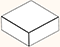 Квадрат Квадрат 1 К8 БЦ (белого цвета на белом цементе) 