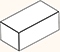 Кирпичик ЭДД 1,8 БЦ  (белого цвета на белом цементе) 